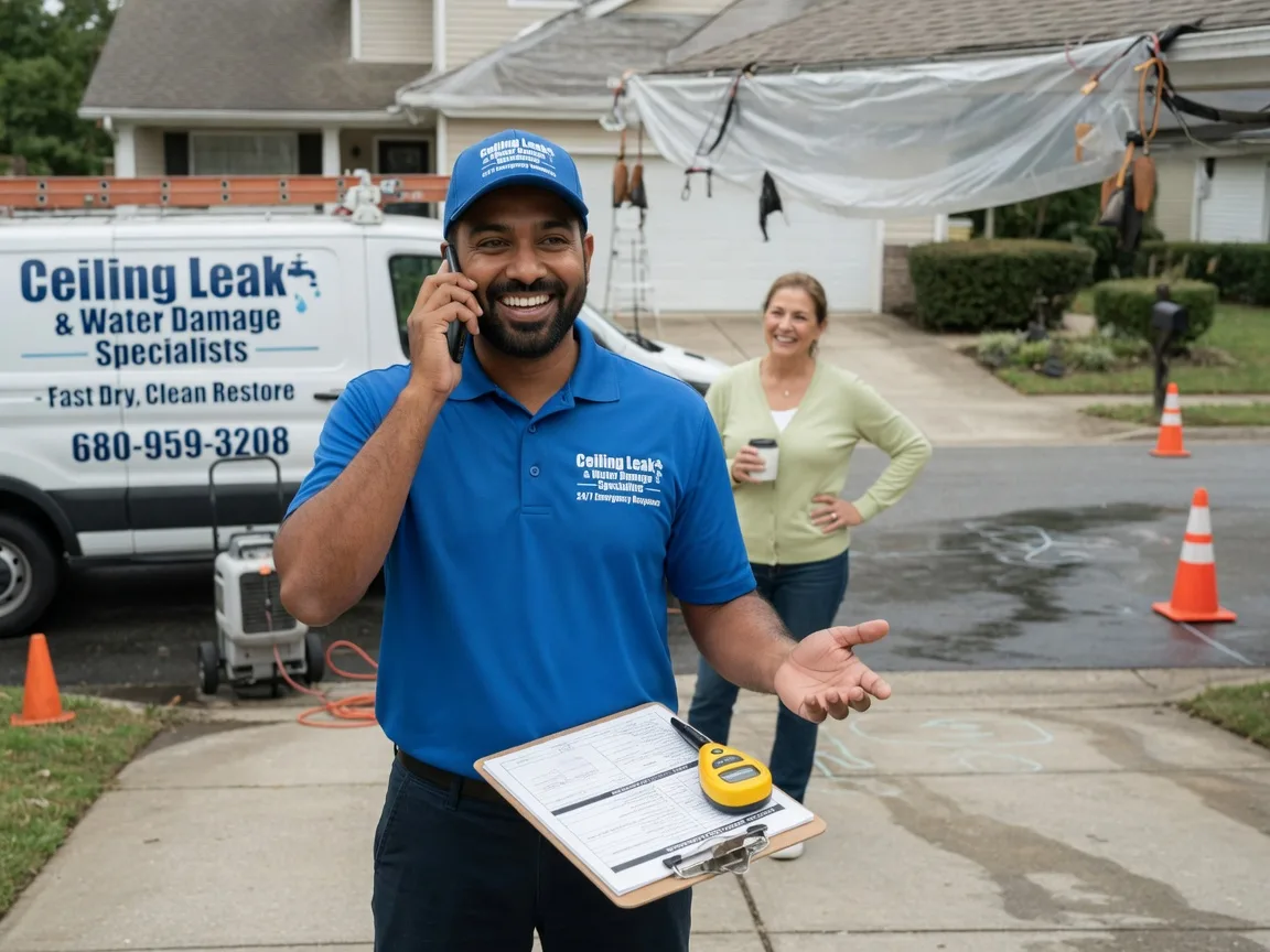 Ceiling Leak Cleanup Oakland Mills, PA FAQs